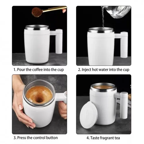 Automatic Stirring Coffee Cup - Image 2