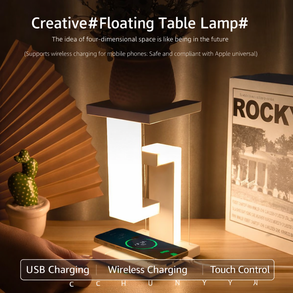 Levitating Floating LED Light With Wireless - Image 4