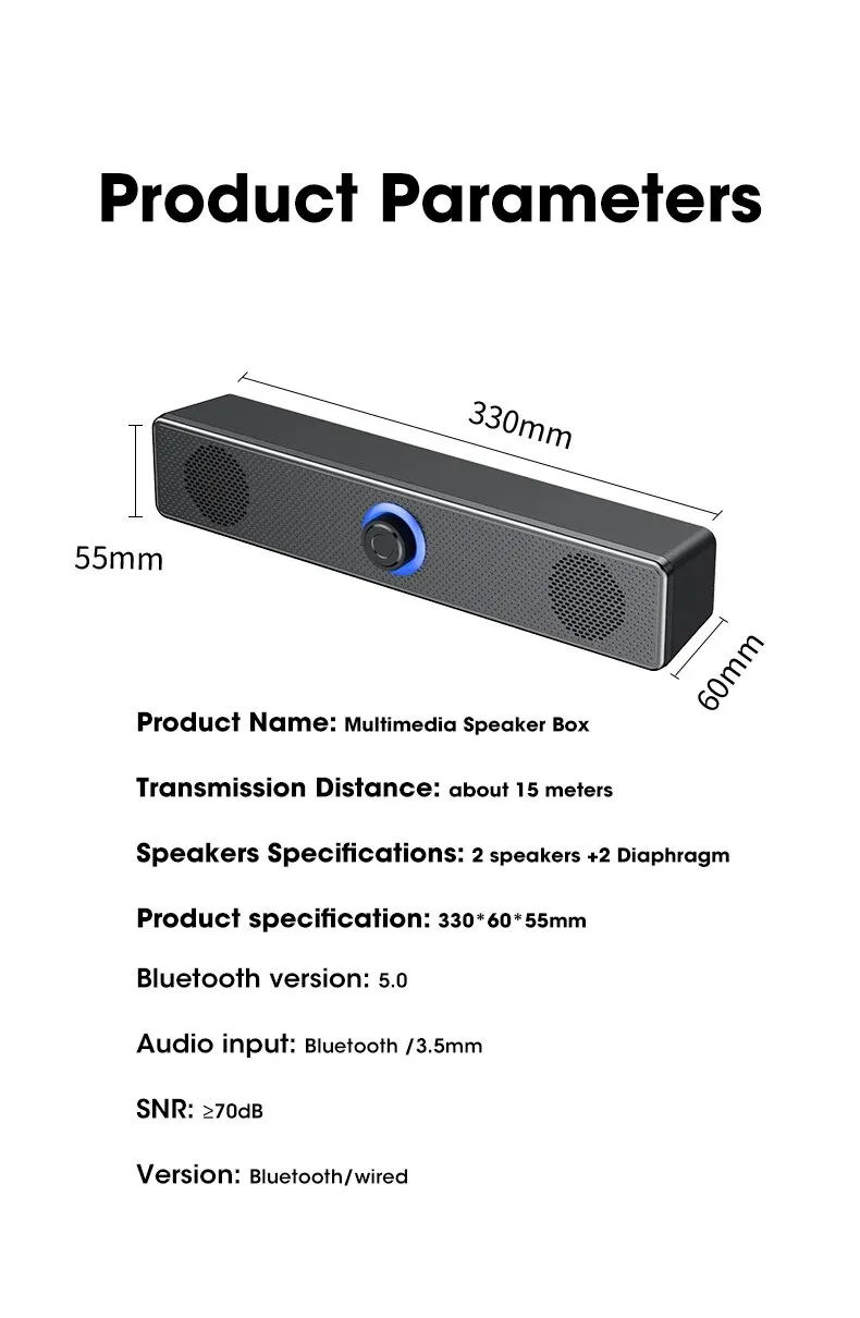 COOMAER Bluetooth 4D Surround Speaker - Image 4