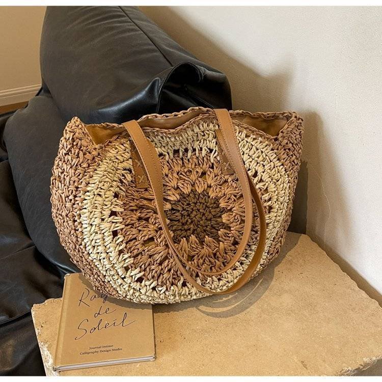 Shoulder Straw bag - Image 2