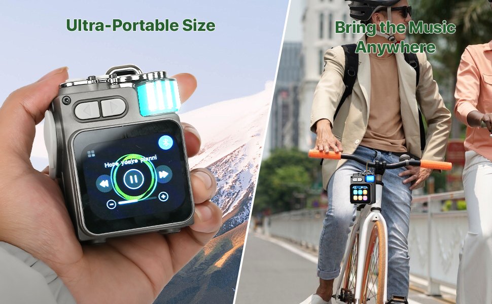Smart Wireless Portable Speaker with Touchscreen - Image 4
