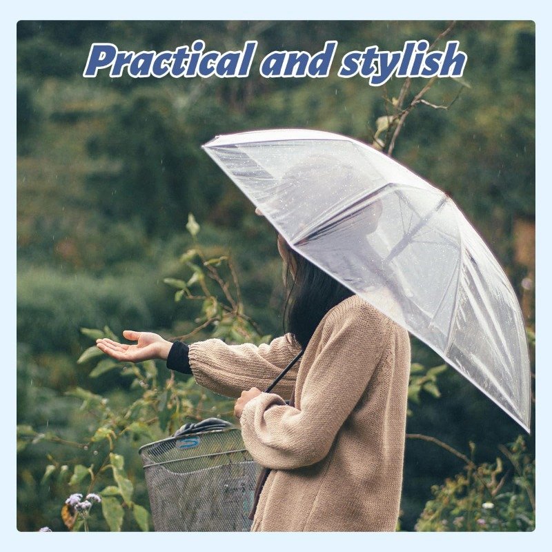 Transparent Travel Umbrella Auto - Image 3