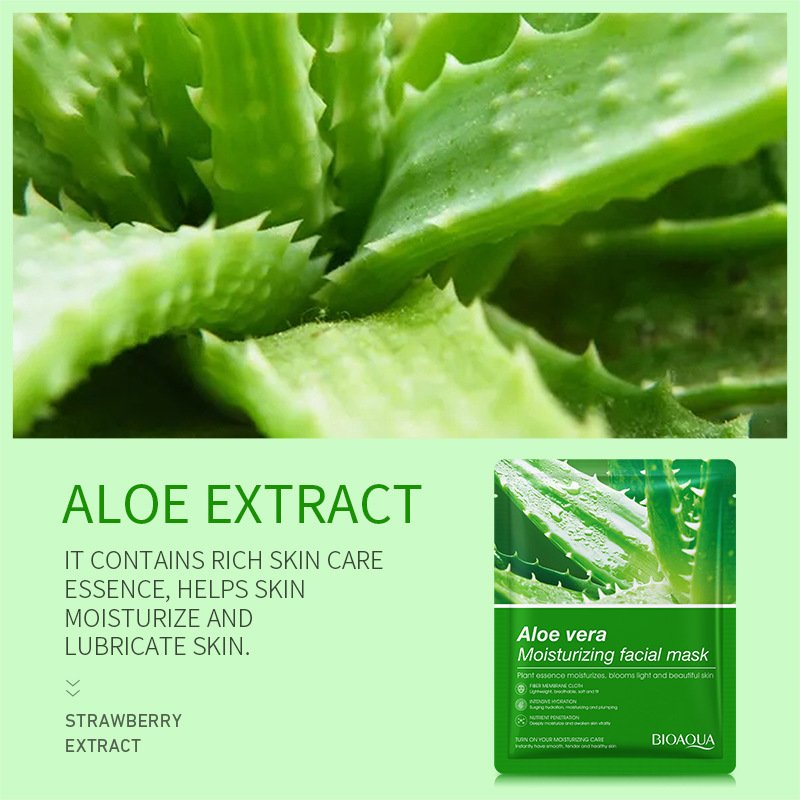 BIOAQUA Aloe Vera Moisturizing Facial Mask - Image 3