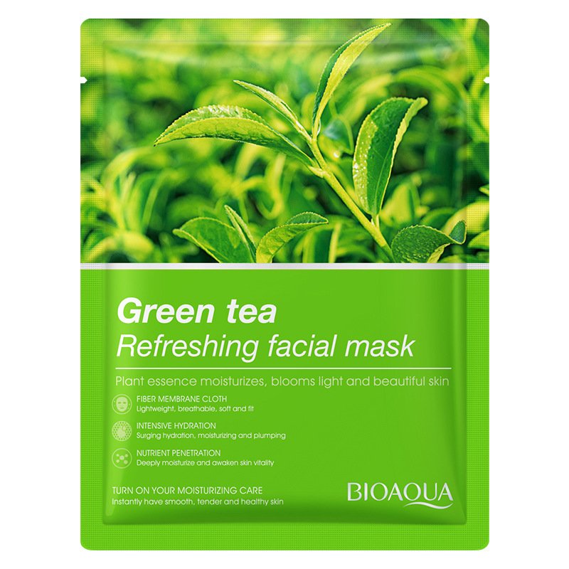 BIOAQUA Green Tea Essence Facial Mask - Image 2