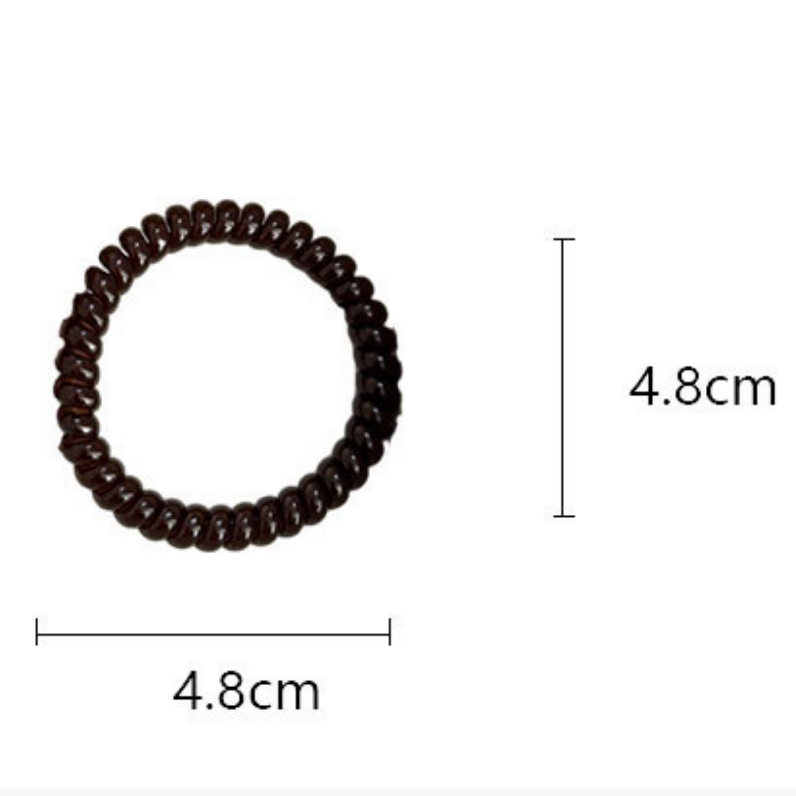 5Pcs Seamless Spiral Hair Ties - Image 4